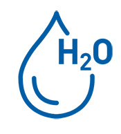 elevated water concentrations