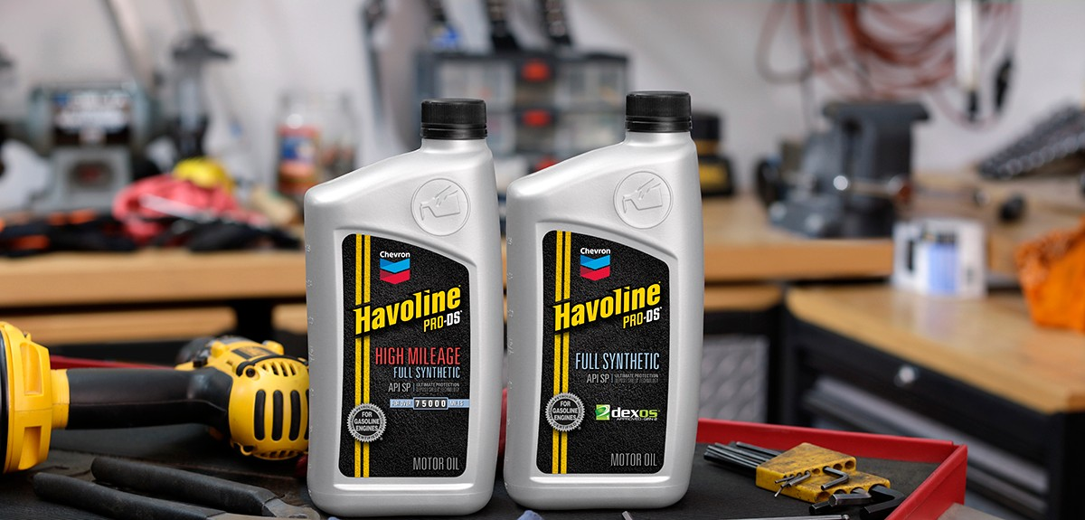 Havoline PRO-DS GF-6 Workbench Shot Havoline ProDS on workbench