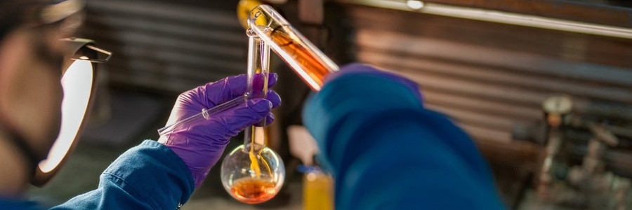 Condition Monitoring Through LubeWatch Fluid Analysis Test Tube