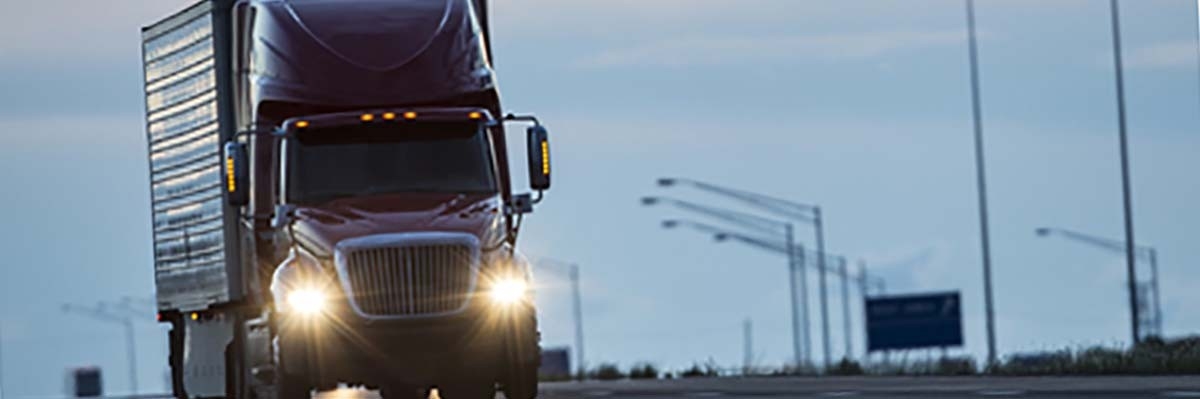 Warranty plus Truck on Highway