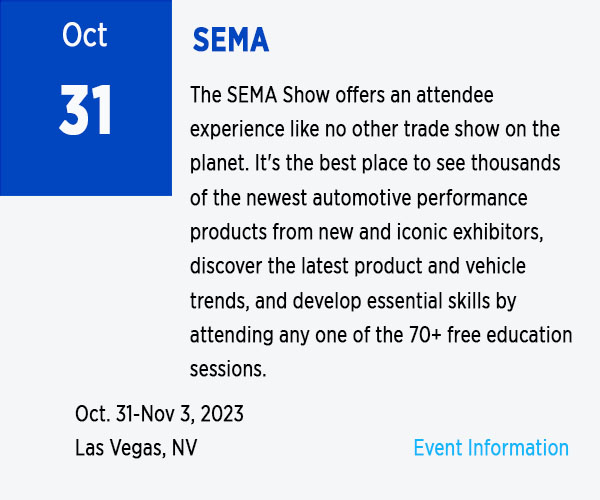 Oct 31-Nov 3 trade show