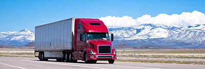 Clean Air Truck on open highway