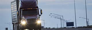 Warranty plus Truck on Highway