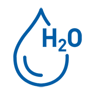 elevated water concentrations