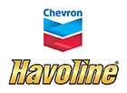 Havoline Logo Lock Up with Chevron Hallmark - Vertical Chevron/Havoline logo