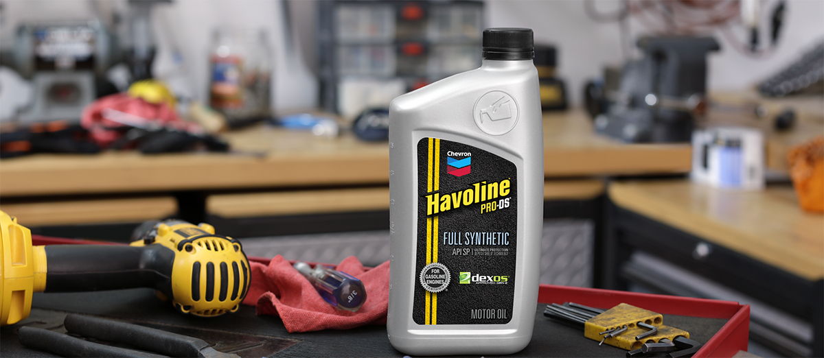 Havoline PRO-DS GF-6 Workbench Shot Havoline ProDS on workbench