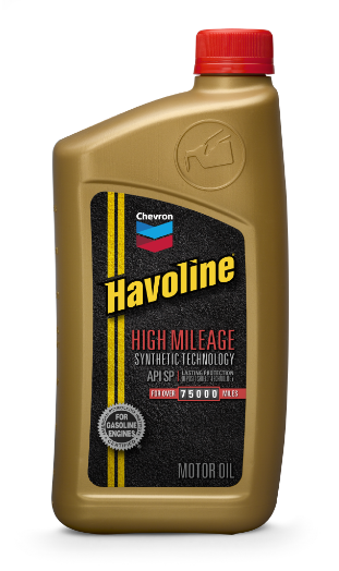 Havoline High Mileage Synthetic Technology Motor Oil | Chevron ...