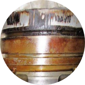Piston deposits Piston deposits