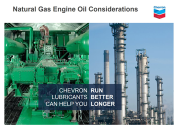 Natural gas engine oil considerations Natural gas engine oil